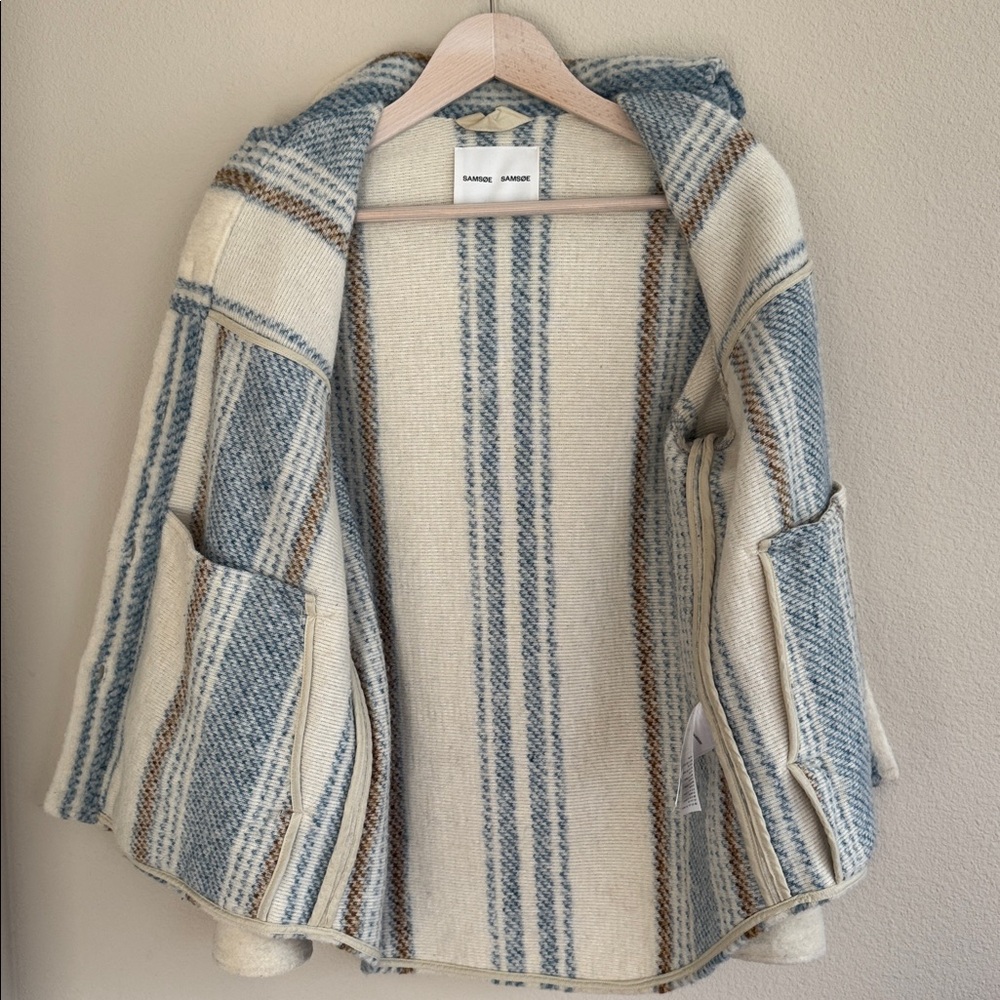 Samsøe Samsøe Rosa Wool Shirt Jacket XS - Picture 10 of 13